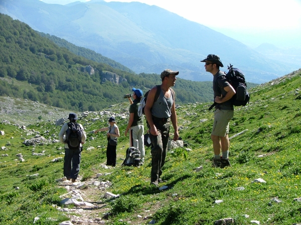 Giro ad anello sui monti della Meta